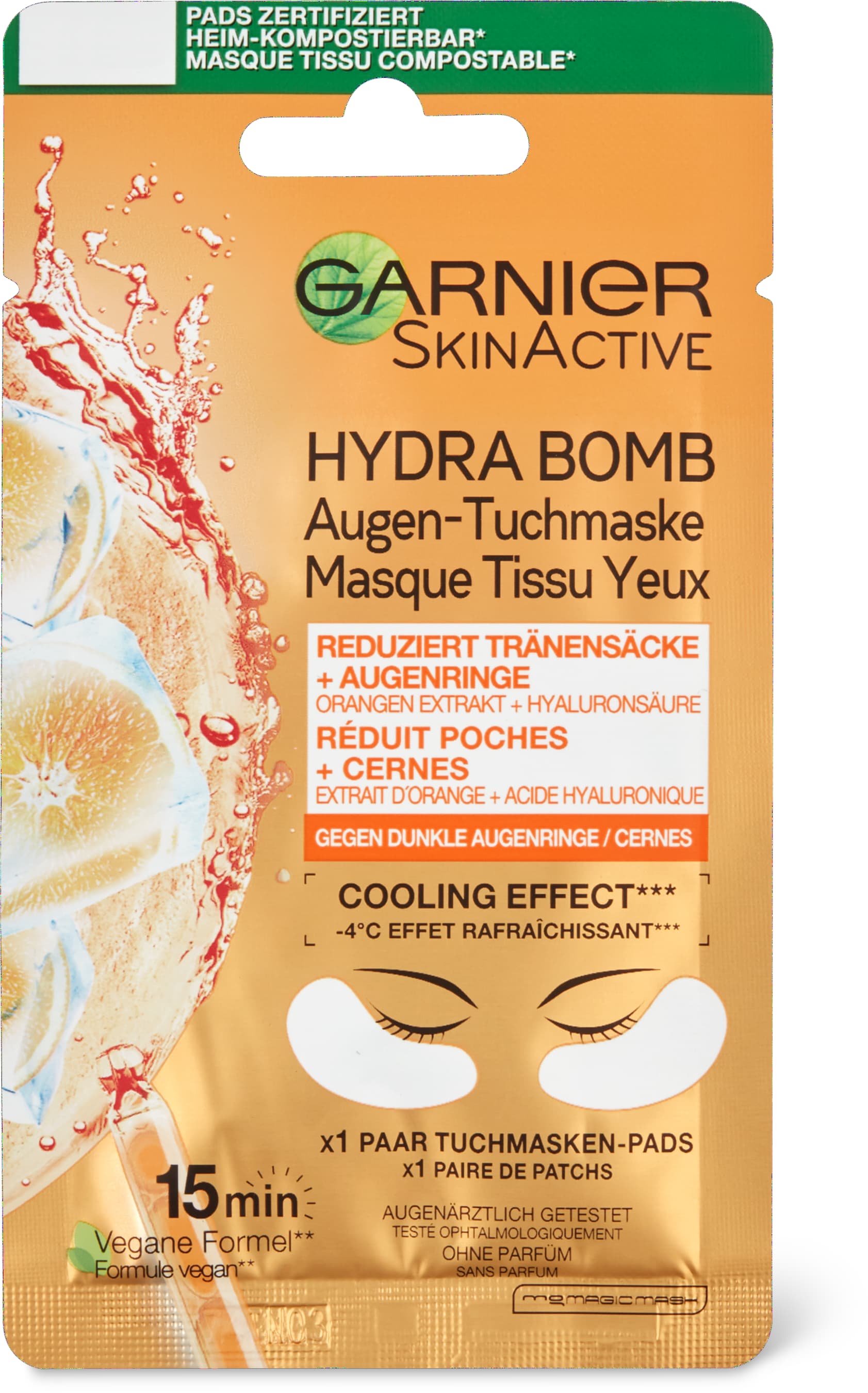 Garnier Hydra Bomb Augen-Tuchmaske 1